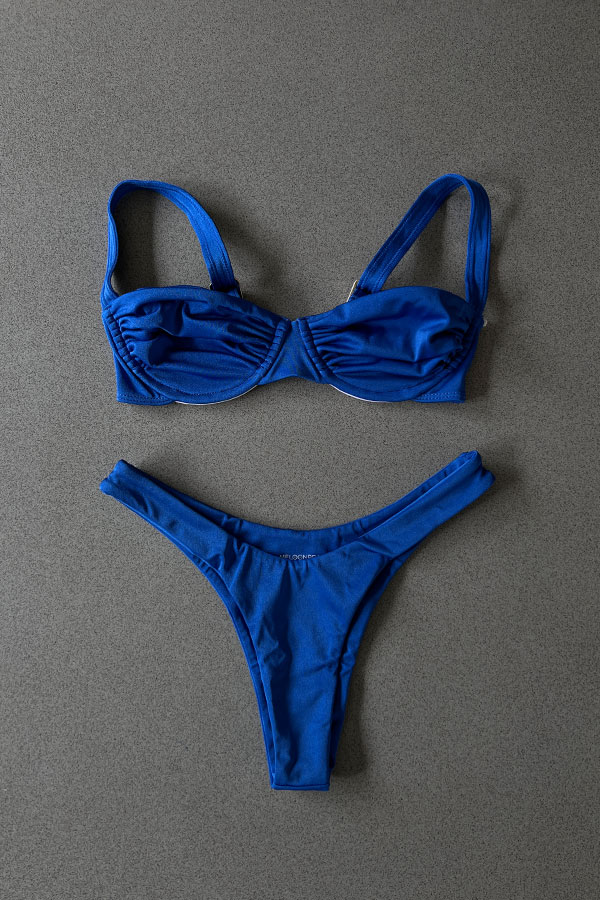 Blanca and bella bikini set in royal blue